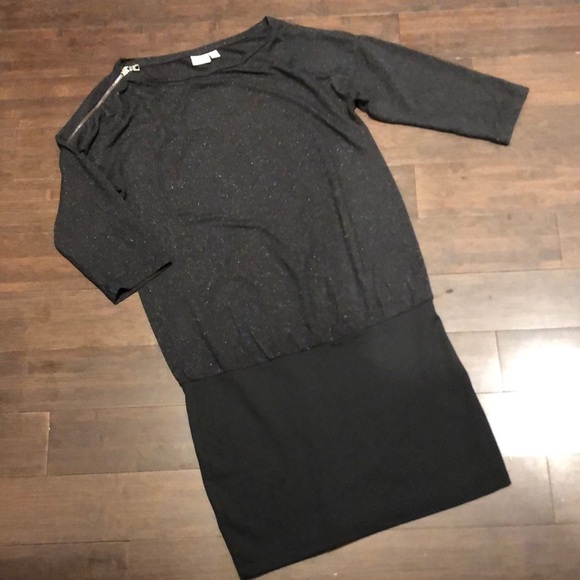 ESPRIT t-shirt dress. Sparkly on the top. EUC! - Picture 1 of 4